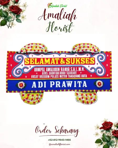 Papan Bunga Ucapan Selamat Sananwetan